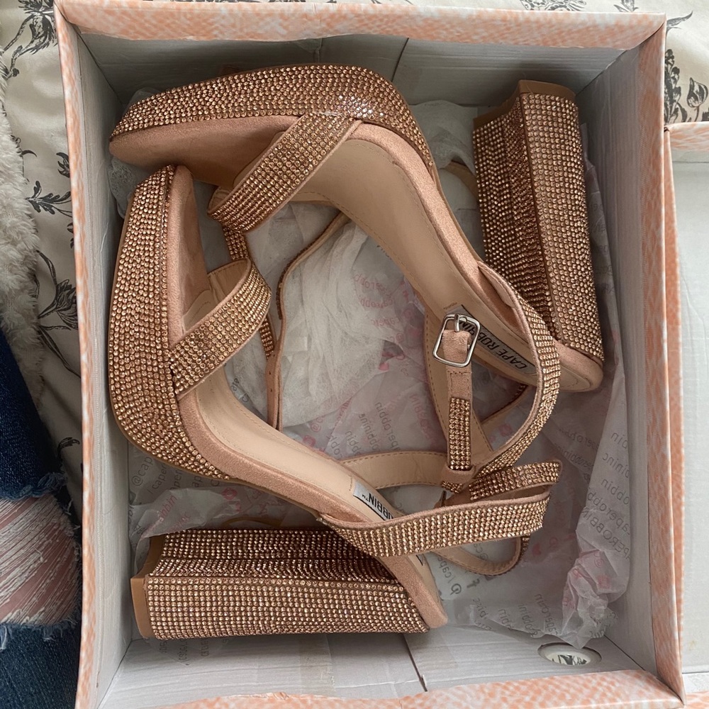 Never used! Block heels